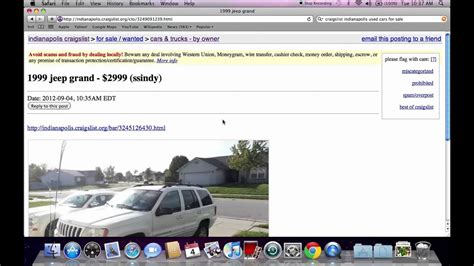 So you probably may want to check the site frequently. . In craigslist